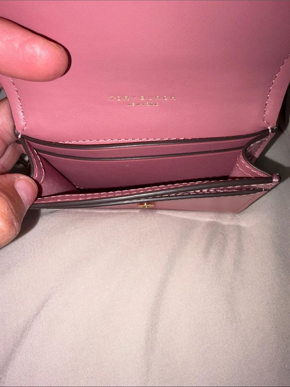 Tory Burch compact leather